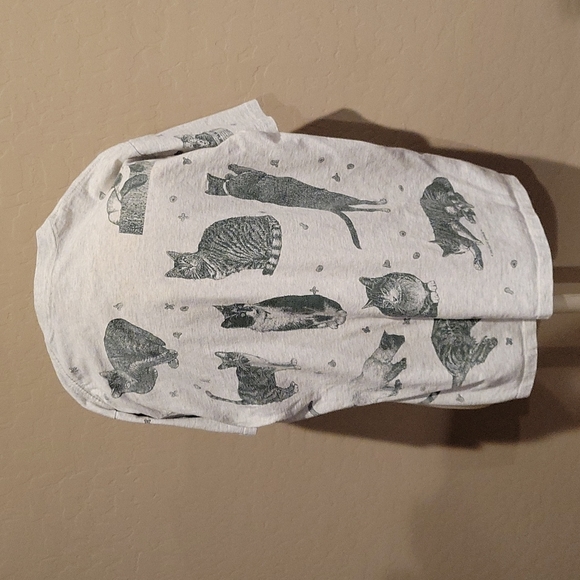 Vintage All Over Print Cat tshirt Cat lover Vintage tshirt - Picture 5 of 8